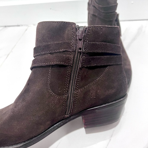 Sofft western fringe Tamala Tassel Ankle Boots 8 - Picture 5 of 11